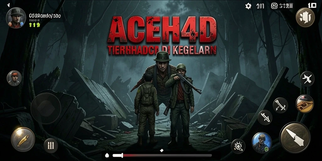 Tangkapan layar gameplay ACEH4D dengan suasana Horror yang mencekam.