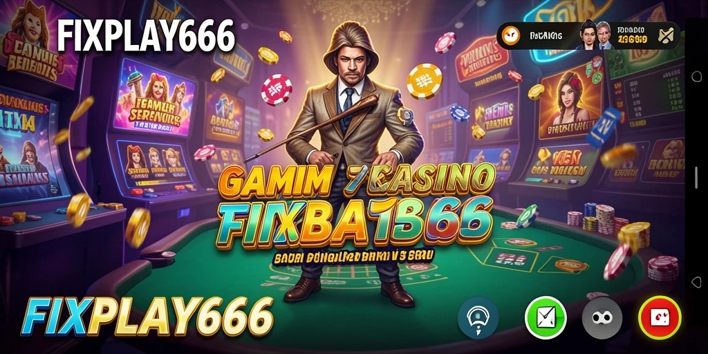 Tampilan menarik saat bermain game kasino di FIXPLAY666.