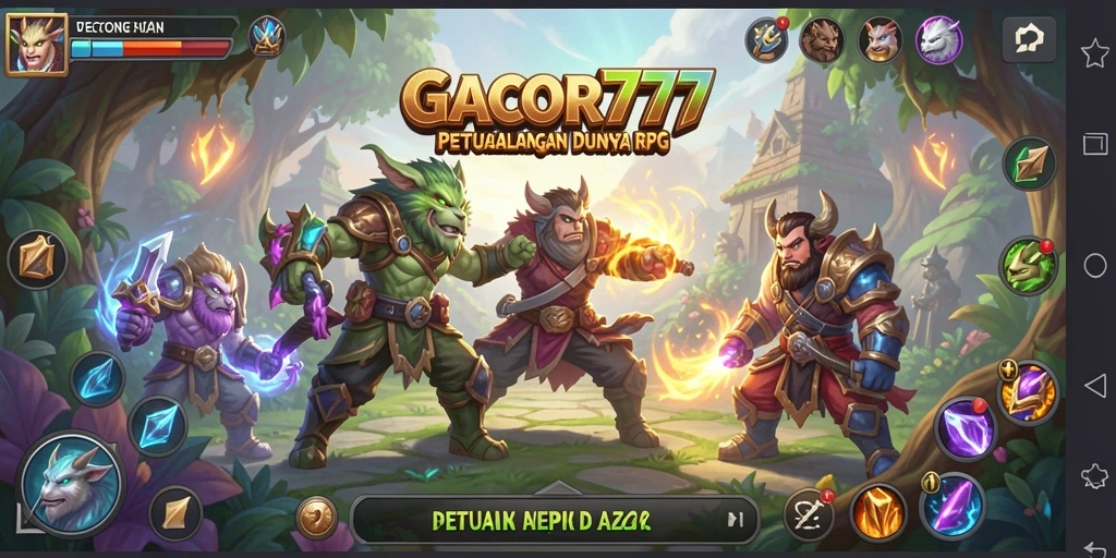 Gameplay GACOR777 dengan aksi petualangan yang seru dan karakter menarik.