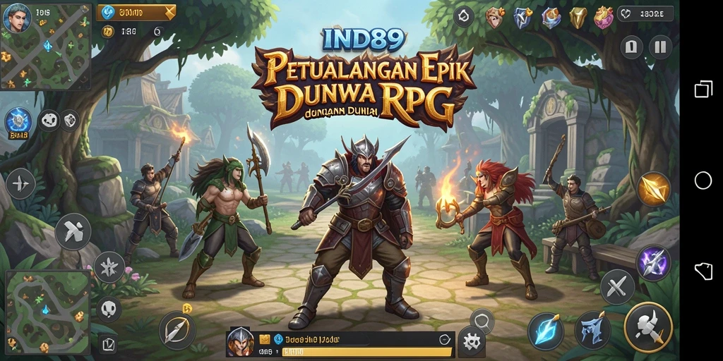 Tangkapan layar IND89 yang menampilkan aksi bertempur dan eksplorasi.