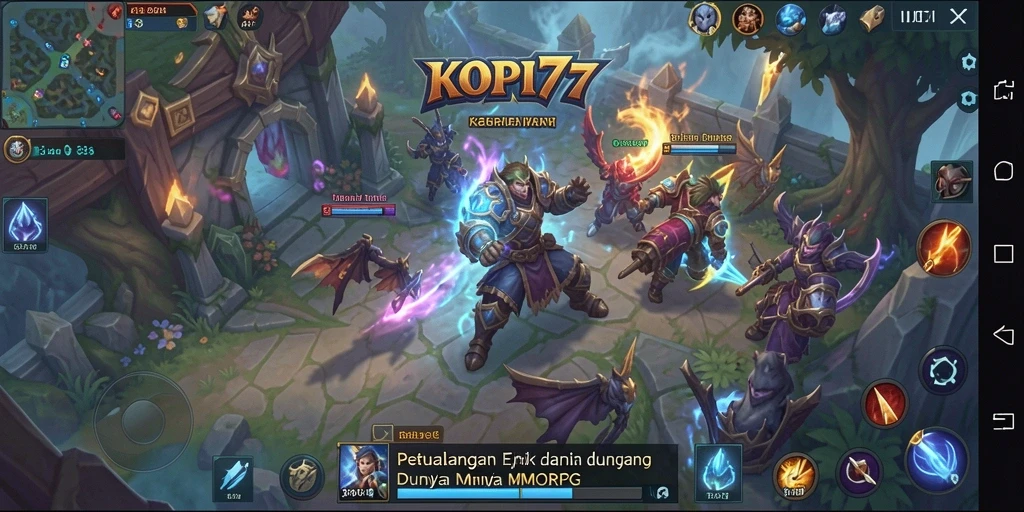 Tampak menarik dengan grafis yang menawan dalam gameplay MMORPG.