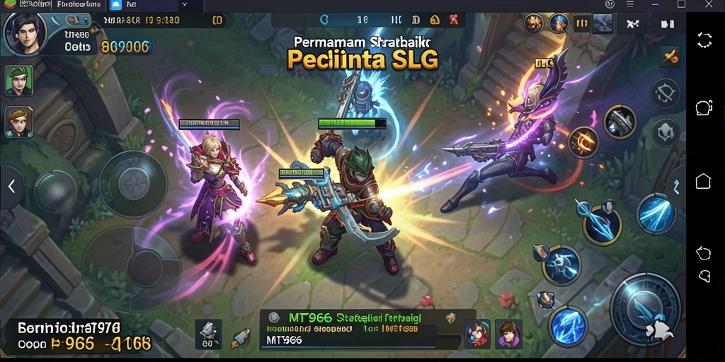 Tampilan gameplay SLG yang menakjubkan dalam MT966, menunjukkan taktik dan strategi yang mendalam.