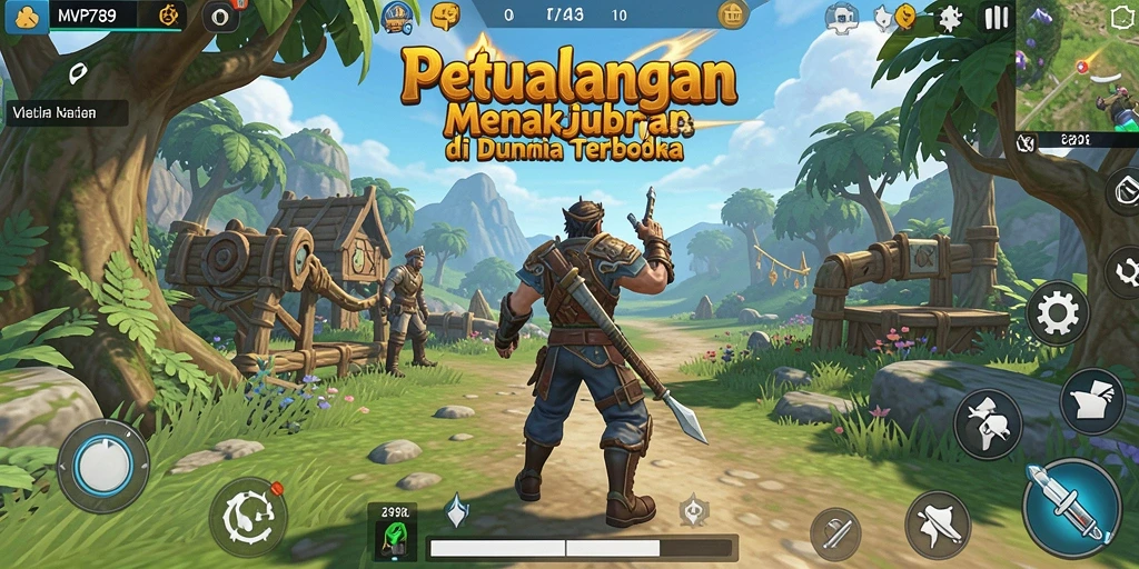 Gameplay mendebarkan di dunia terbuka MVP789.