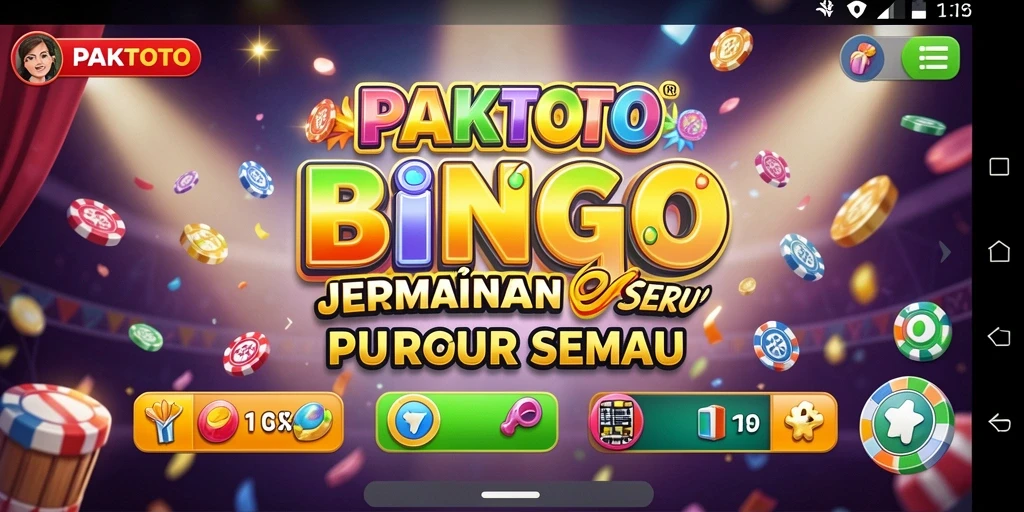 Tangkapan layar PAKTOTO menampilkan momen gameplay seru Bingo.