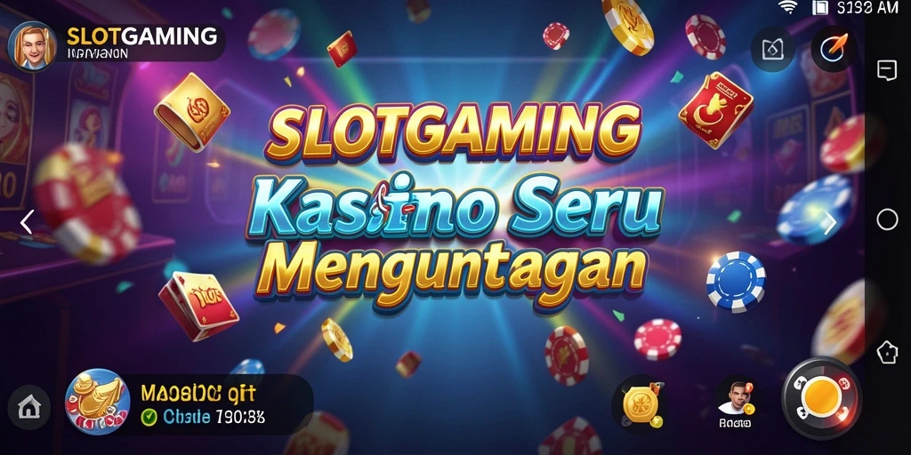 Tampilan gameplay SLOTGAMING dengan grafis menawan.