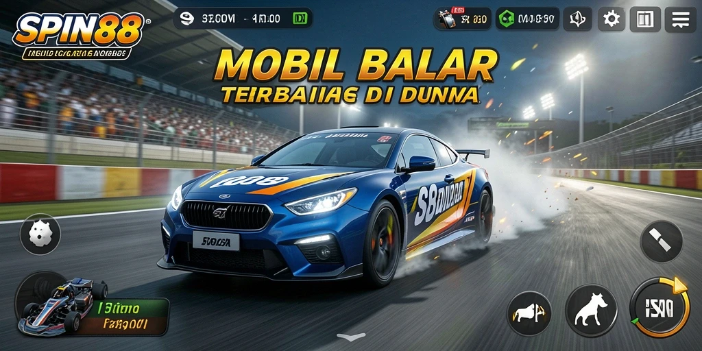 Gameplay balap yang mendebarkan di SPIN88.